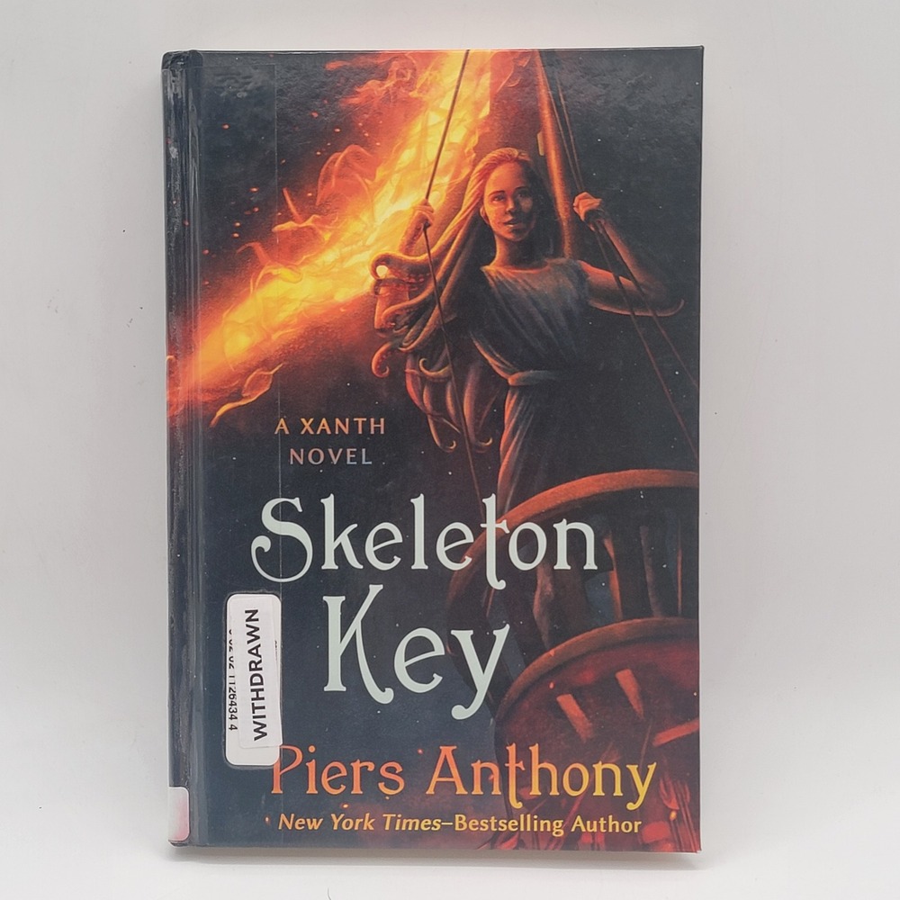 Piers‎ Anthony Skeleton Key Hardcover Ex-Library Xanth Novel 2020 Fair